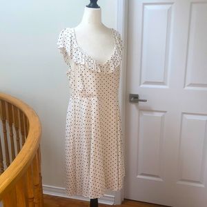 White Polka dot Summer Dress